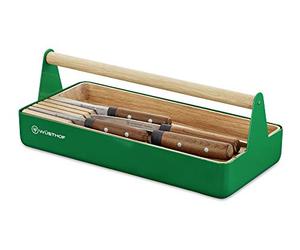 WÜSTHOF Urban Farmer Tool Basket con 4 cuchillos