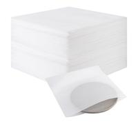 WUFANC 100 Piezas Mudanza Espuma de Embalaje 30x30cm, Hojas de Espuma de Papel Burbuja Movimiento Cartón para Proteger Vidrio, Platos, Vasos, Tazas, Botella De Vino, Papel De Regalo Para Mudanza