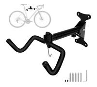 WUFANC Soporte Pared Bicicleta - Soporte Bicicletas Pared è Realizzato Metallo Solido, Resistente Alla Ruggine E Può Sopportare 22 KG - Colgador Bicicleta Pared Retrattile
