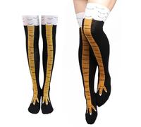 WUFKOP Calcetines de Pata de Pollo, Divertidos y Realistas para Fiestas de Disfraces y Regalos Originales