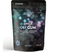 WUG GUM Off Chicle Valeriana Triptófano Melisa Y Melatonina - Chicle Relaxante Para Mejorar El Sueño