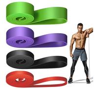 WuGU Gomas Elasticas Musculacion, Niveles de Resistencia en Bandas Elasticas Musculacion, Cintas Elasticas Musculacion para Deporte, Pilates, Yoga