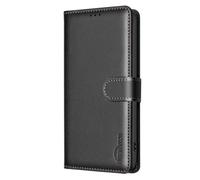 Wuhaizher Funda para Honor X6C con bloqueo RFID, a prueba de golpes, de piel sintética, tipo cartera, con soporte, tarjetero, interior de silicona, funda para teléfono Honor X6C, color negro