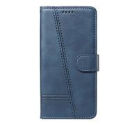 Wuhaizher Funda para Honor X6C de piel a prueba de golpes, con ranuras para tarjetas, cierre magnético, función atril, estilo libro, funda para teléfono móvil Honor X6C, color azul