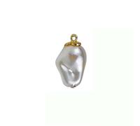 WUHGI 10 Botones de Perla para Coser Ropa, Bolsos, Manualidades, Accesorios Decorativos de Perlas Artificiales, D