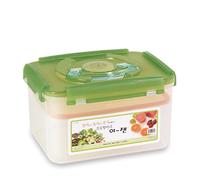 Wuiil E-Jen Premium Kimchi, Sauerkraut Container Probiotic Fermentation with Inner Vacuum Lid (Earthenware Green, 1.3 gal/ 5.2L)