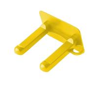 WUJIHE 1 soporte multifuncional de pared para secador de pelo, organizador para teléfono Dyson, organizador para baño, gancho de toalla (amarillo)