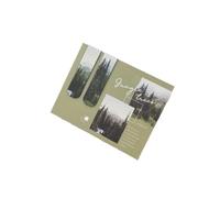 WUJIHE 2 marcadores magnéticos con temática de paisaje, marcadores de página magnéticos, clip magnético para estudiantes, profesores, marcadores de libros divertidos para leer (verde)