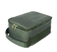 WUJIHE Bolsa de almacenamiento portátil para carretes de pesca, con cremallera, organizador de equipo, Green, Talla única