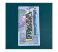 WUJIHE Monking Hollow - Marcapáginas de metal con flores literarias, exquisita pintura, girasol, iris, rosa, regalos para amantes de los libros, escritores, lectores (WJ006-6)