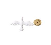 WUJIHE Peace Dove - Broche de solapa para mujer, joyería de anime, insignias de anime, alfileres de anime de Halloween y Año Nuevo, broches de moda, talla única