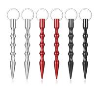 Wukemaoyi 6 Pcs Llaveros de Defensa Personal, Llavero de Autodefensa, Llavero de Seguridad, Llavero para Mujeres, Llavero de Defensa Personal, Llavero de Supervivencia al Aire Libre