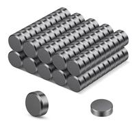 Wukong 12×5mm Imanes Nevera Imanes Ferrita, 100 Piezas Imanes Pizarra Magnetica Imanes Pequeños, Magnets Imán Potentes para Oficinas, Tablones de Anuncios y Escuelas