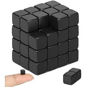 Wukong 5mm Imanes Neodimio Potentes, 50 Piezas Iman Negro, Imanes Neodimio para Ufficio, Lavagna Bianca e Frigorifero