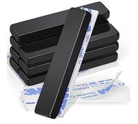 Wukong 8 Pezzi Imanes Potentes, 50×10×5mm Negro Imanes Neodimio Iman Adhesivos, Imanes Pequeños Imanes Rectangulares Para Salas de Herramientas, Almacenes y Cocinas