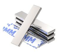 Wukong Imanes Neodimio，50x10x5mm | 4 Pieza Imanes Potentes，Imanes de Neodimio Imanes Nevera，Imanes Adhesivos para Oficinas, Cocinas y Almacenes, etc.