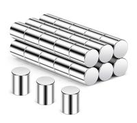 Wukong Imanes Neodimio, 8x10mm | 30 Piezas Imanes Potentes Imanes Pequeños, Imanes Nevera, Imanes Pizarra Magnetica, Refrigeradores y Oficinas