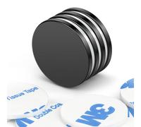 Wukong Negro Imán de neodimio de 20x 2 mm, 4 Piezas Mini imanes Extremadamente Fuertes,para la Cocina, Experimentos científicos,diseño de DIY, Oficina