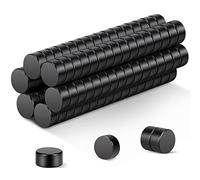 Wukong Negro Pequeños Imanes, 5x3mm | 100pcs Mini Imán de neodimio Fuerte para Pizarras Blancas, Nevera, Manualidades, Pizarra de Imanes y Proyectos DIY