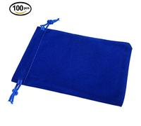 wuligirl 100 pcs colorido cordón bolsa de organza joyas monedas bolsas de regalo boda favor bolsas de dulces