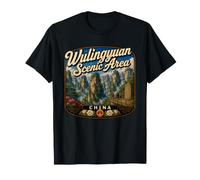 Wulingyuan China Bosque Nacional Zhangjiajie China Viajes Camiseta