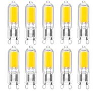 WULUN - Lote de 10 bombillas LED G9,25 W, lámpara 6000 K, color blanco frío, 250 lúmenes, equivalente a bombilla incandescente de 25 W, 360°, ángulo de haz, CA 220-240 V, no regulable