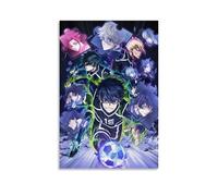 WUMLTIMH Blue Lock- Póster decorativo vintage de paisaje al óleo, pintura famosa, lienzo de animación, decoración de dormitorio, 60 x 90 cm, estilo sin marco