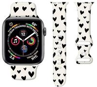 wumswu Compatible con correa de reloj de 38 mm, 40 mm, 41 mm, 42 mm, 44 mm, 45 mm, 49 mm, para mujeres y niñas, bonita correa de repuesto que no se decolora para reloj SE Series 9, 8, 7, 6, 5, 4, 3,