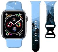 wumswu Compatible con iWatch Band de 38 mm, 40 mm, 41 mm, 42 mm, 44 mm, 45 mm, 49 mm, para mujer, bonita correa de repuesto que no se decolora para iWatch SE Series 9, 8, 7, 6, 5, 4, 3, 2, 1 Ultra