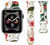 wumswu Compatible con iWatch Band de 38 mm, 40 mm, 41 mm, 42 mm, 44 mm, 45 mm, 49 mm, para mujer, bonita correa de repuesto que no se decolora para iWatch SE Series 9, 8, 7, 6, 5, 4, 3, 2, 1 Ultra