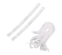 Wumuzai 50 bandas elásticas enrollables para almacenamiento de ropa con botones y ojales, cinturón elástico plegable ajustable, correas organizadoras de sábanas para ropa, armario, manta, ahorro de