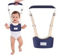 WUMZIRA Arnés de Seguridad para Caminar Bebé, Arnés Bebé Ajustable y Transpirable para Primeros Pasos, Cinturón de Andador con Diseño de Conejo para Niños de 7 a 36 Meses, Azul Marino