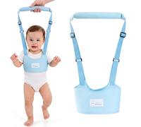 WUMZIRA Arnés de Seguridad para Caminar para Bebé, Caminador Ajustable y Transpirable para Primeros Pasos, Correa de Seguridad Infantil con Diseño de Conejo, Ayuda a Caminar 7-36 Meses, Azul