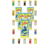 Wunder-Baum Ambientador para coche (5 unidades, incluye bolígrafo de luz de pina colada)