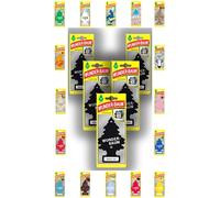 Wunder-Baum Ambientador para coche (5 unidades, incluye bolígrafo de luz y hielo negro)