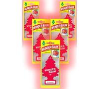 Wunder-Baum Ambientador para coche (5 unidades, incluye lápiz de fresas)