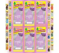 Wunder-Baum Juego de 6 ambientadores para coche + bolígrafo de tribu ligera (lavanda)