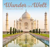 Wunder der Welt 2026: Broschürenkalender mit Ferienterminen. Entdecke die Landschaften der Erde. 30 x 30 cm - Wandkalender