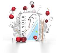 Wunder Palillos de Dientes - Cereza mentolada - 100 Palillos con sabor - Palillos de Dientes Cereza mentolada - contra el mal aliento - aliento frescor - Limpieza dental
