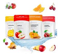 Wunder Palillos de Dientes - En 4 Variedades Refrescantes - Palillos de Dientes con Gusto - Palillos de Dientes Mentol - contra el mal aliento - aliento frescor - Limpieza dental - 4 paquetes