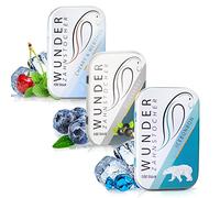 Wunder Zahnstocher - En 3 refrescantes variedades 'Fresh Pack' - Palillo de dientes con sabor - aliento fresco con palillos aromatizados (3 unidades)