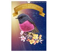 Wunderbare märchenhafte Welt der Vögel (Wandkalender 2026 DIN A4 hoch), CALVENDO Monatskalender: Ein anmutender Vogelkalender, der die Schönheit der gefiederten Tiere erahnen lässt.