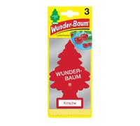 Wunderbaum 171206 - Ambientador de Coche (3 Unidades), Aroma de Cereza