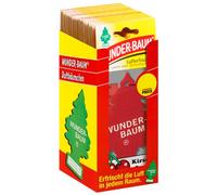 Wunderbaum Milagro de algodón 134206/24 Aire ambientador Caja de 24 Unidades Cereza