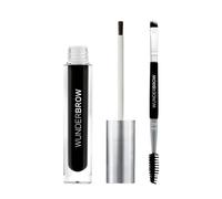WUNDERBROW Gel de Cejas Negro Intenso Waterproof - Larga Duración Hasta 3 Días, Sin Transferencia, Vegano