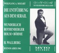 WUNDERLICH FRITZ (tenore) - Die Entfuhrung Aus Dem Serail