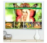 Wundersamer Elfenwald. Liebliche Naturgeister und Lichtgestalten (hochwertiger Premium Wandkalender 2026 DIN A2 quer), Kunstdruck in Hochglanz: Eintauchen in die magische Welt der Elfen und Feen