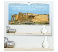Wunderschöne Highlights der griechischen Antike (hochwertiger Premium Wandkalender 2026 DIN A2 quer), Kunstdruck in Hochglanz: Highlights aus dem ... Athen -, dargeboten in traumhaften Ansichten.