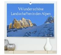 Wunderschöne Landschaften in den Alpen (hochwertiger Premium Wandkalender 2026 DIN A2 quer), Kunstdruck in Hochglanz: In diesem Kalender gibt es schöne Fotos aus den Alpen zu sehen
