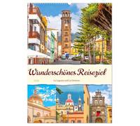 Wunderschönes Reiseziel - La Laguna und La Orotava (Wandkalender 2026 DIN A2 hoch), CALVENDO Monatskalender: Teneriffa ist die größte kanarische Vulkaninsel vor der Küste Afrikas.